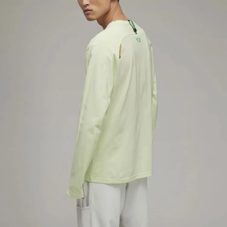 Y-3 Long Sleeve Cut-out Detail Top-3