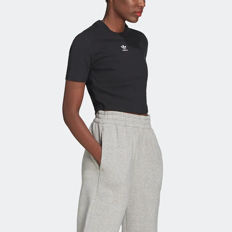 Adidas Originals Spice Girls Series Crop Tops Women's Black-4