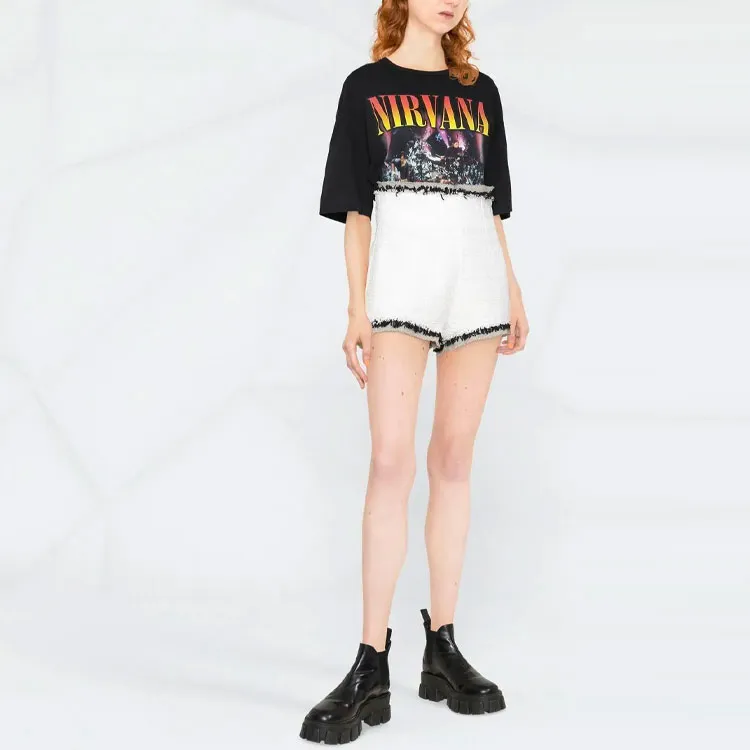 BALMAIN Casual Shorts Women's White-2