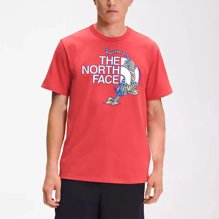 THE NORTH FACE SS22 T Shirt Men's Horizon Red-1