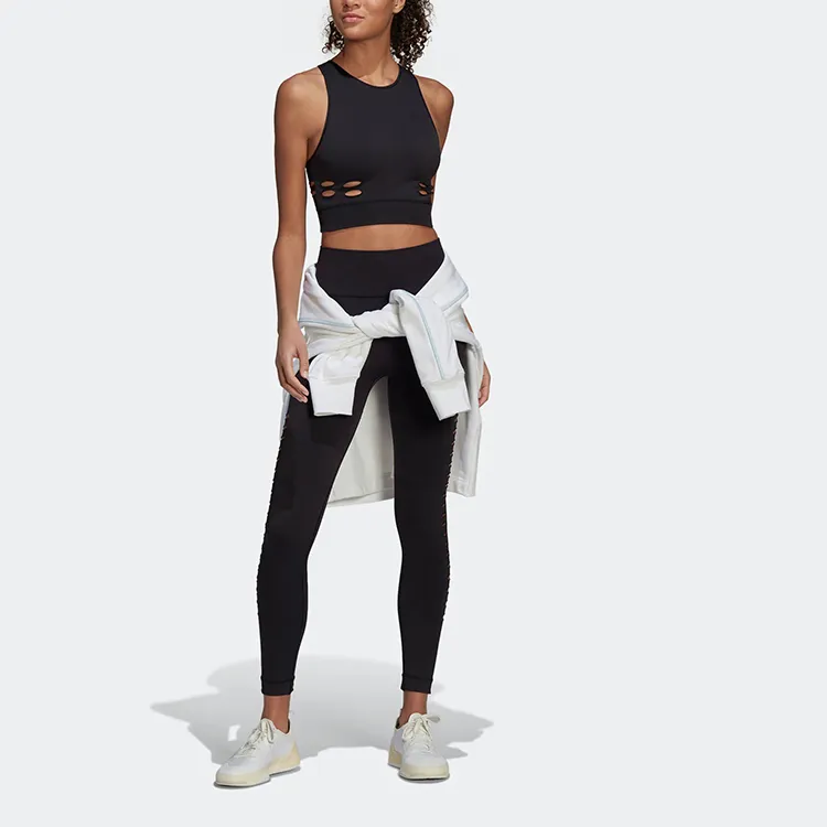 Adidas Sleeveless Sports Shirts Women's Black-1