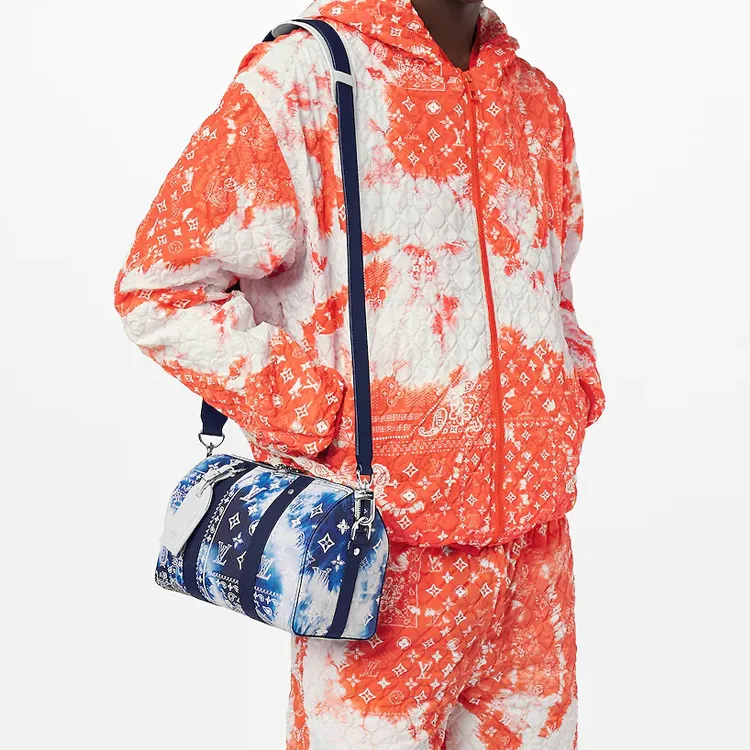 LOUIS VUITTON City Keepall Bandana Monogram Blue-6