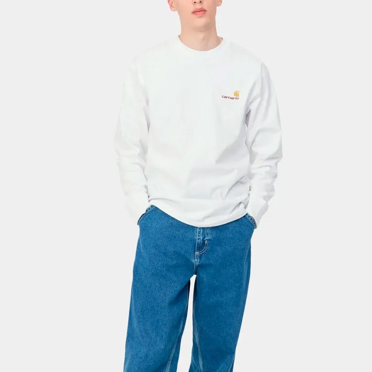 Carhartt WIP L/S American Script T Shirt-2