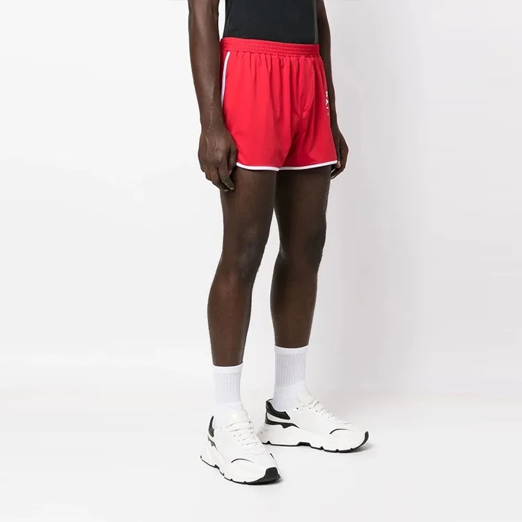 BALMAIN Casual Shorts Men Red-2