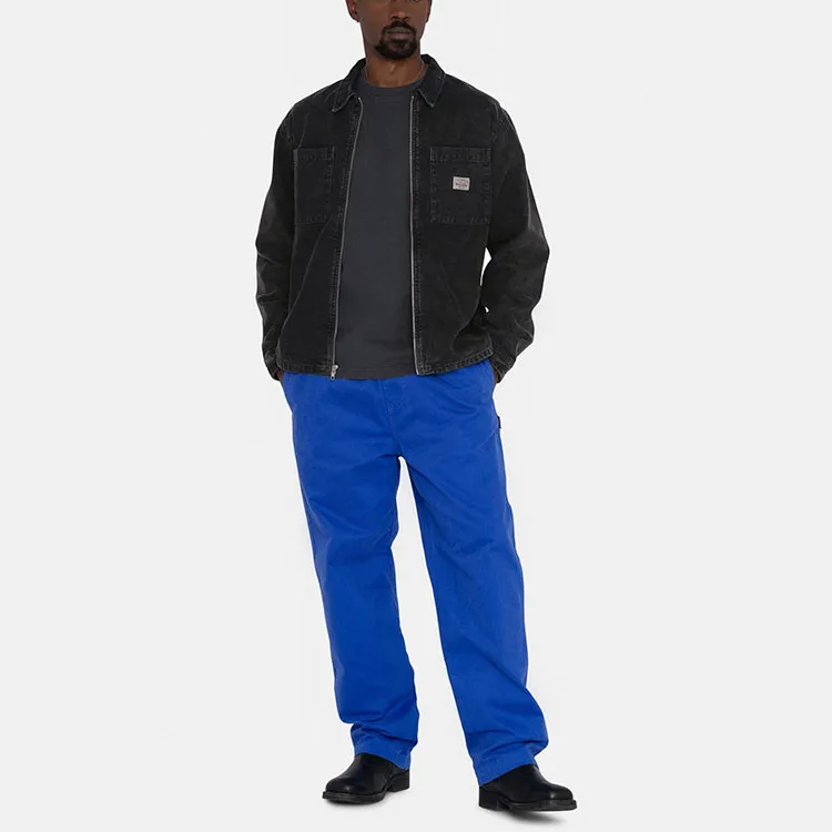 Stussy Washed Canvas Zip Shirt-2