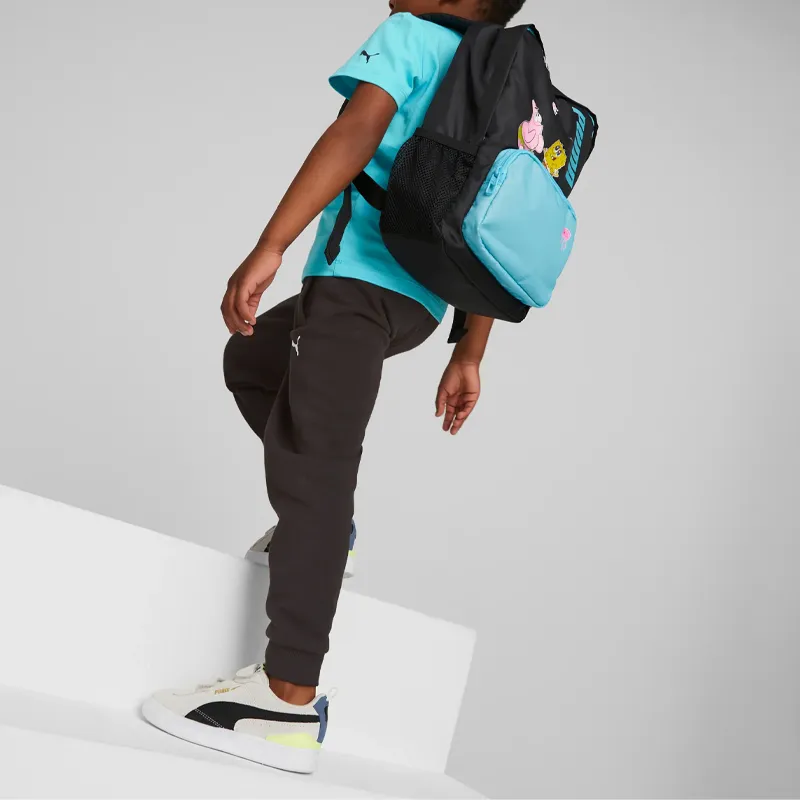PUMA SPONGE BOB Sponge Baby Collaboration Fabric Backpack Regular Men's Blue-4