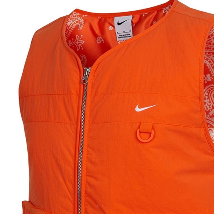 Nike Men's Full-Zip Premium Basketball Vest Orange - POIZON