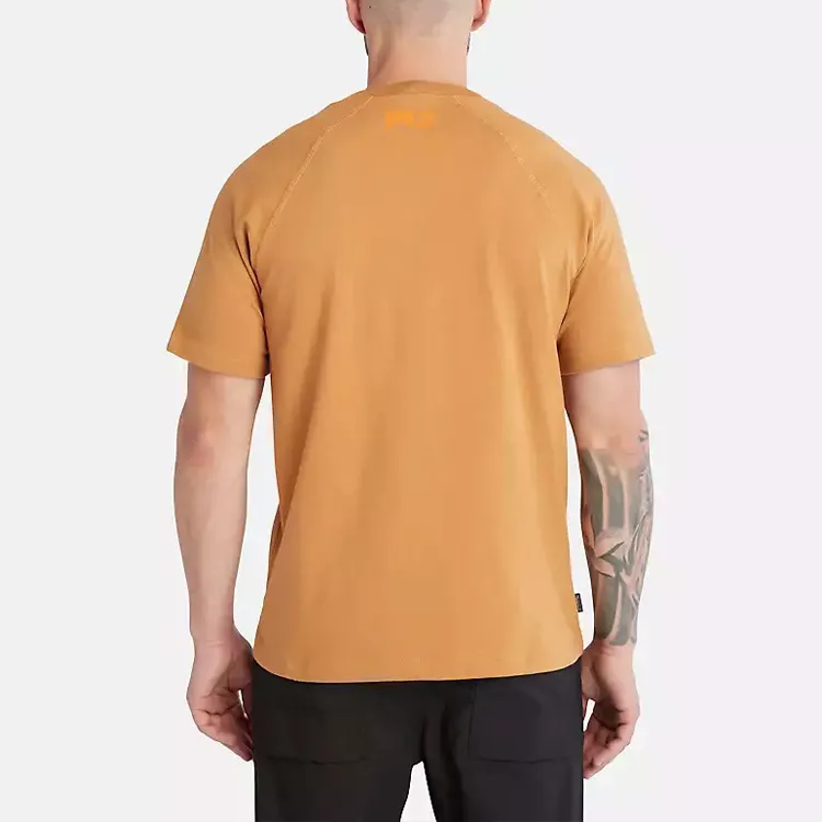 Timberland T-Shirts Men Orange-3
