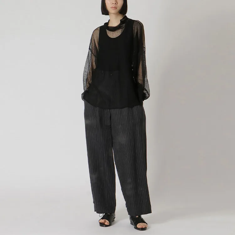 Yohji Yamamoto Suit Trousers Unisex Gray-2