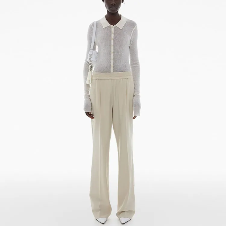 Helmut Lang High Waisted Flared Pants-1