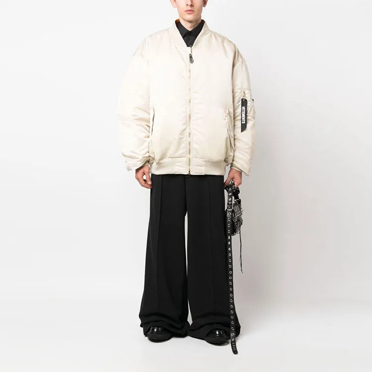 Vetements Jackets Coats Men's Light Beige-1