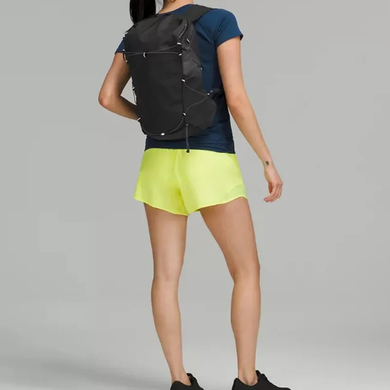 Lululemon Active Nylon Blends Polyester Backpack Unisex Black-2