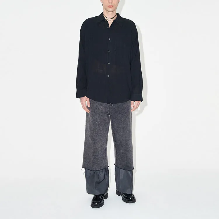 OUR LEGACY Long sleeve Cotton Shirt-1
