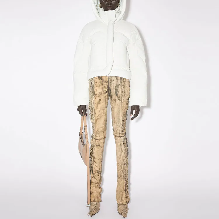 Acne Studios Down Jacket Women's Porcelain White-1