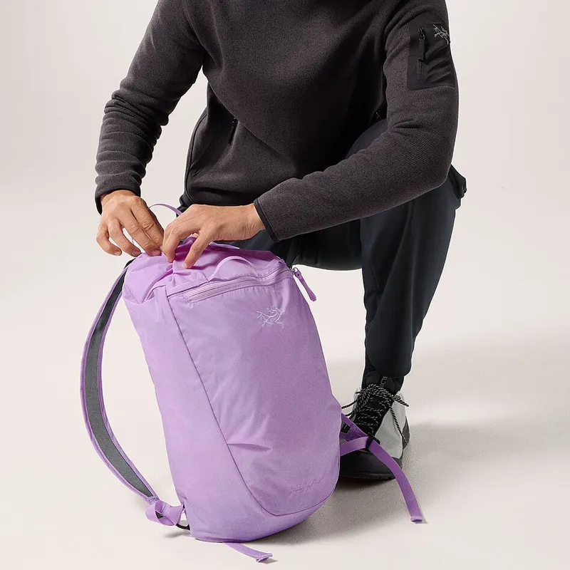 Arcteryx PU With Silicone Backpack Unisex Light Purple-7