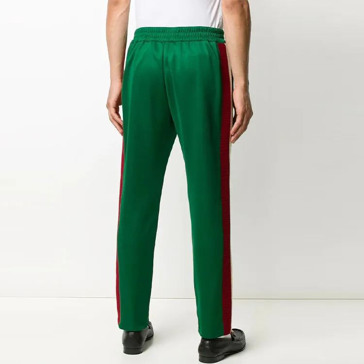 GUCCI Knitted Sports Pants Men's Green-2