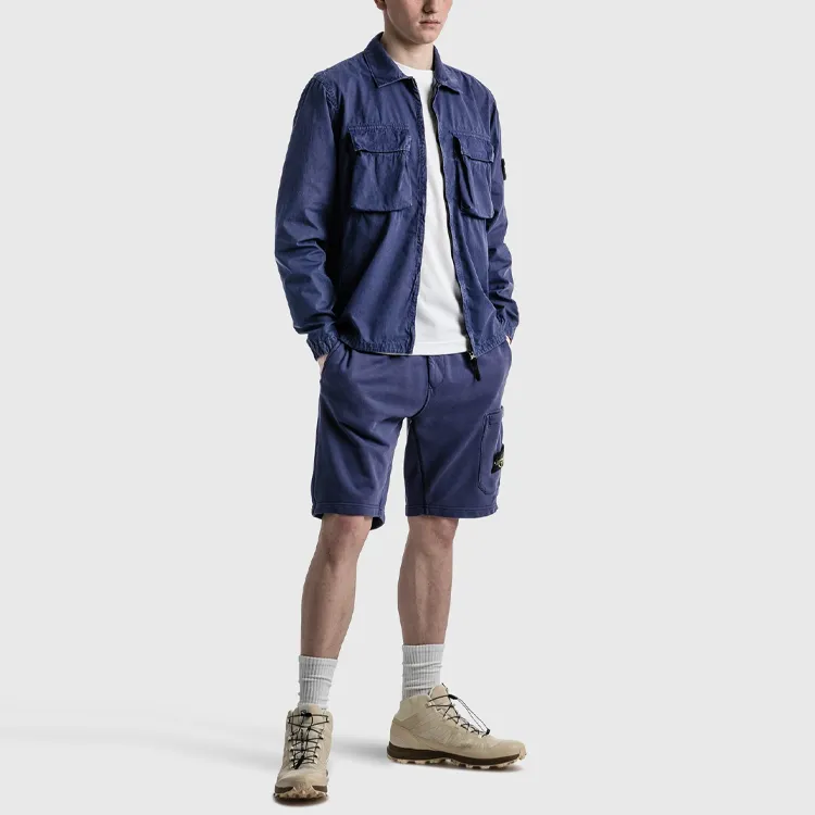 STONE ISLAND SS22 Casual Shorts Men's Cornflower Blue-4