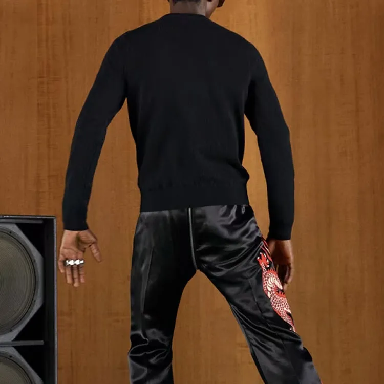 GUCCI FW22 Cashmere Sweater Men's Black-2