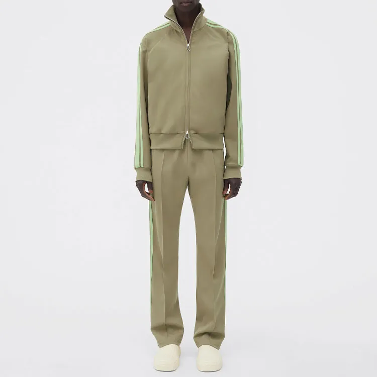 Bottega Veneta Casual Pants Men Gray Green-1