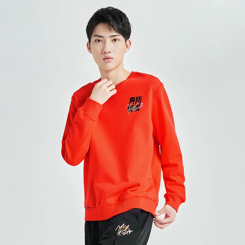 Erke Sweatshirt Men's Bright Prize Orange-3