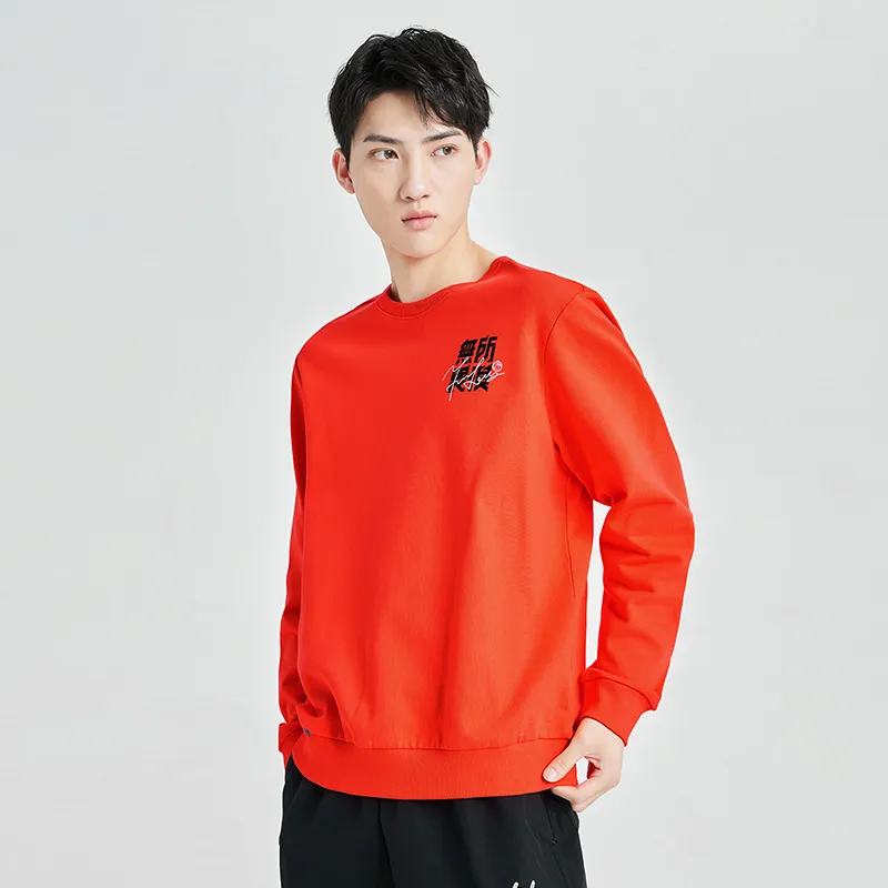 Erke Sweatshirt Men's Bright Prize Orange-4