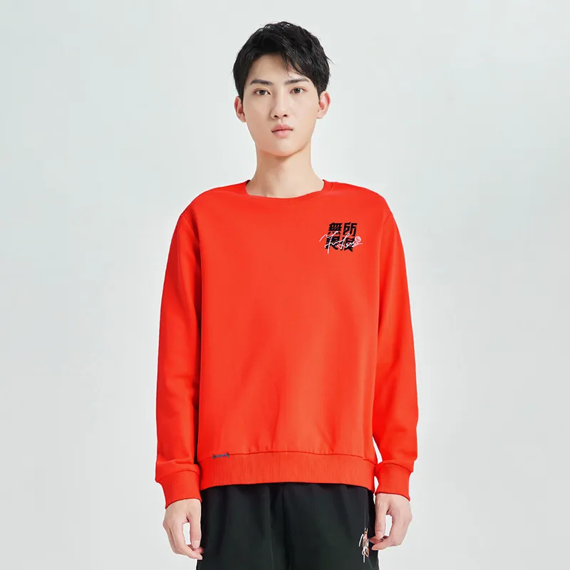 Erke Sweatshirt Men's Bright Prize Orange-5