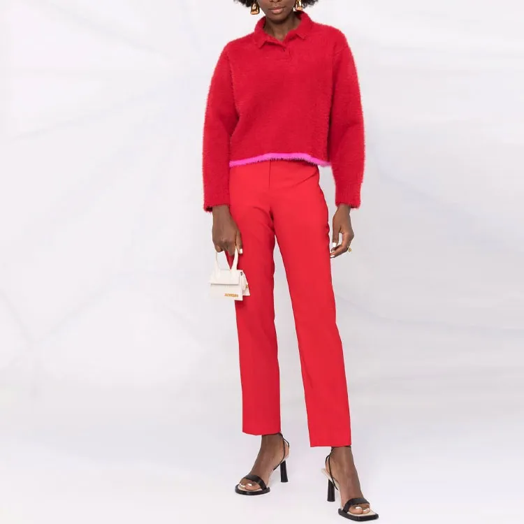 Jacquemus Neve Knitted Polo Jumper-2
