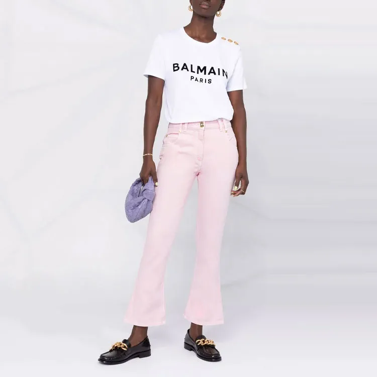 BALMAIN Jeans Women's Pink-1