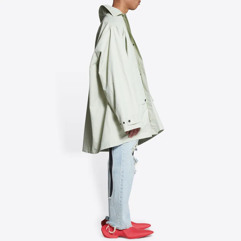 Balenciaga SS22 Parka Coats Men's Light Beige-4