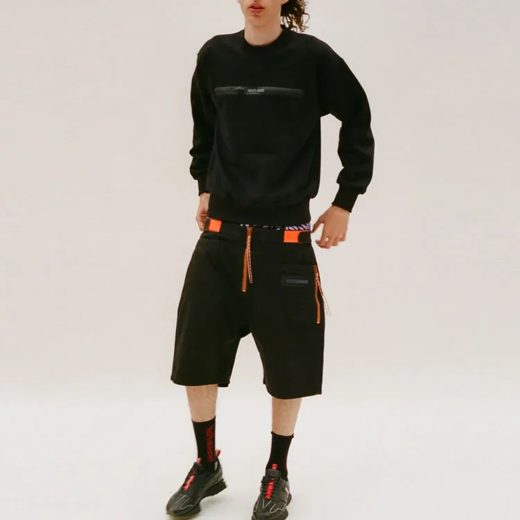 Aries Casual Shorts Men Black-2