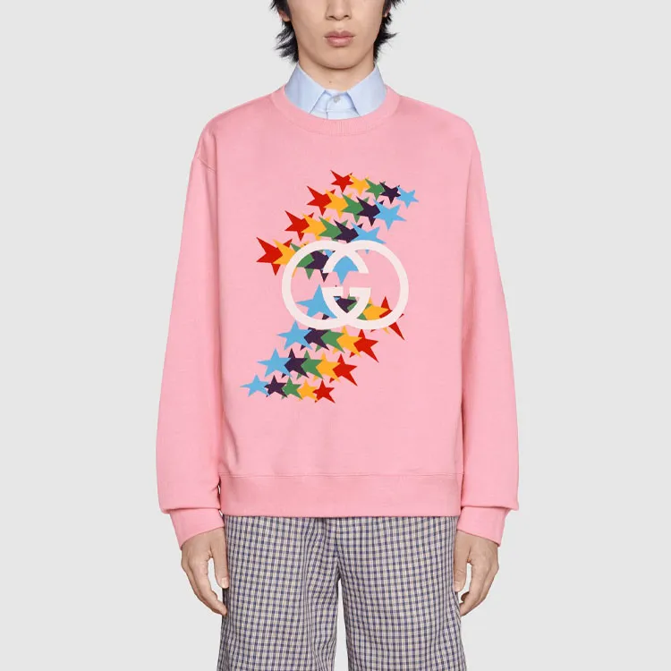 GUCCI Sweatshirts Men Pink-2
