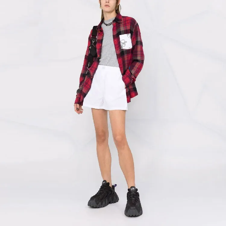 Balenciaga Casual Shorts Regular Fit Women's White-1