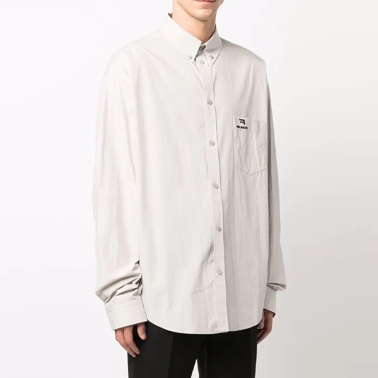 Balenciaga SS22 Shirt Men's Gray White-1