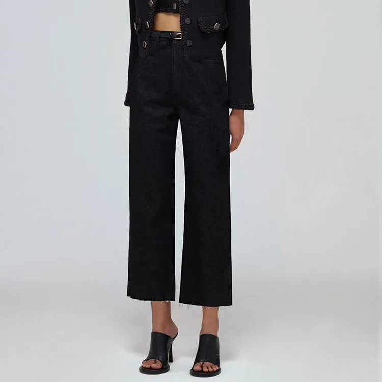 Self portrait Jeans Women's Black-3