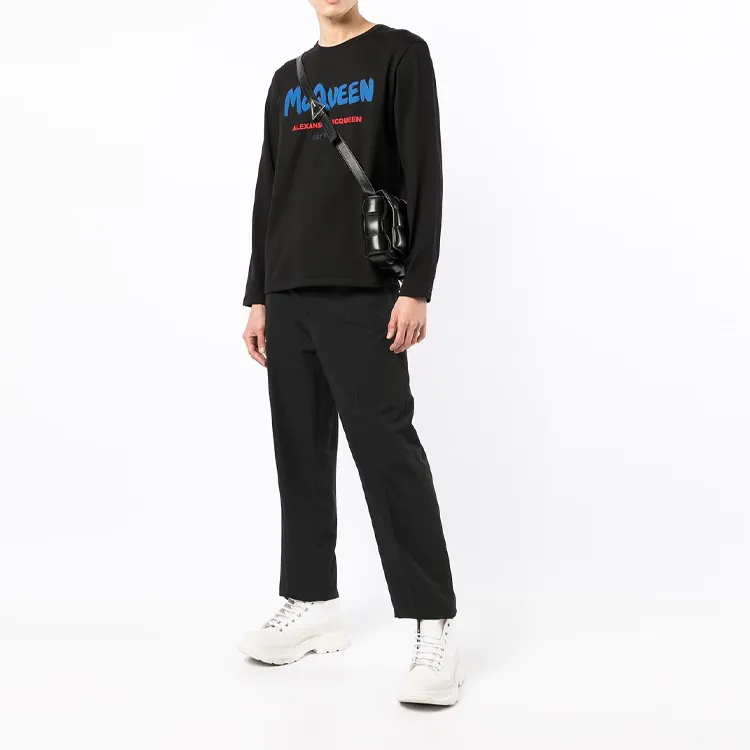 Alexander McQueen T Shirts Men Black-1