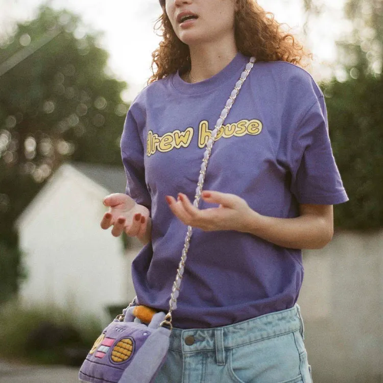 Drew House Letter Logo Series SS22 T Shirt Unisex Violet-10