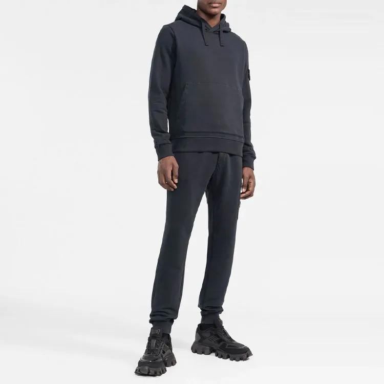 STONE ISLAND Knitted Sweatpants Men Blue-3
