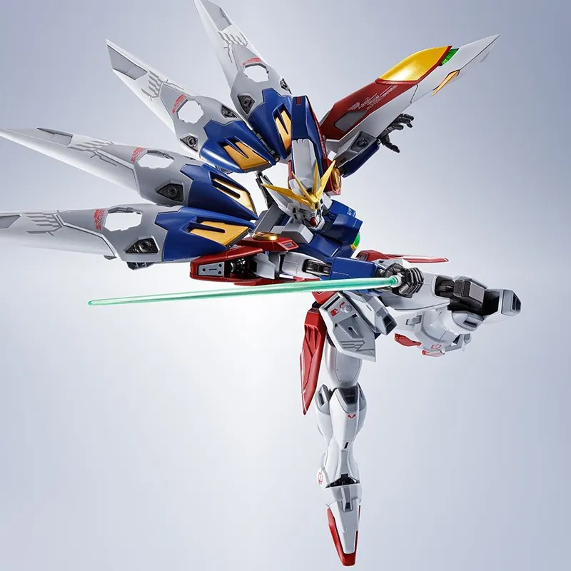 BANDAI Metal Robot Spirits New Mobile Report Gundam Wing Side Ms Wing Gundam Zero Figure White-4