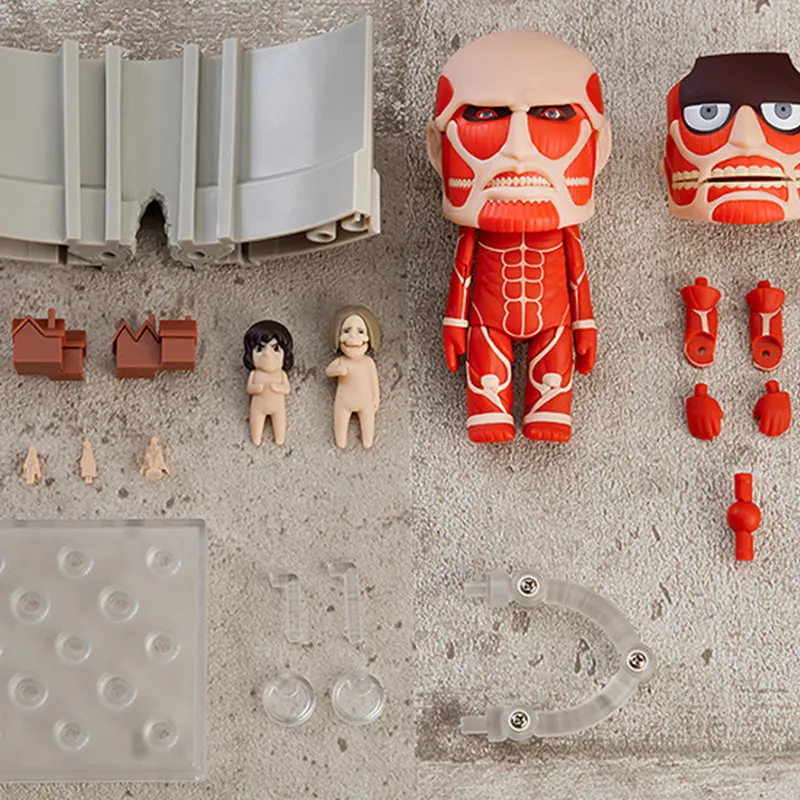 GSC Clayman No.1925 Attack On Titan Giant Size New Version Set Chibi Figures 10cm-6