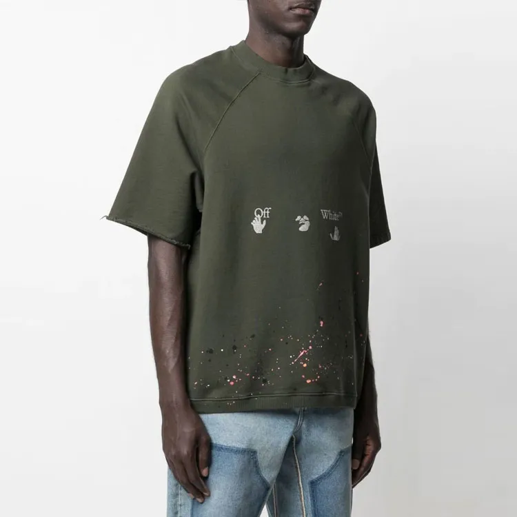 OFF WHITE Vintage Paint T shirt-2