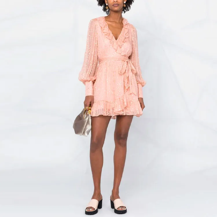 Zimmermann Long-Sleeved Dresses Women's Pink-1