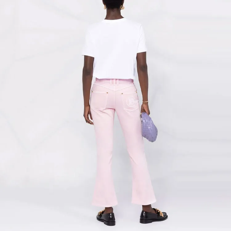 BALMAIN Jeans Women's Pink-2