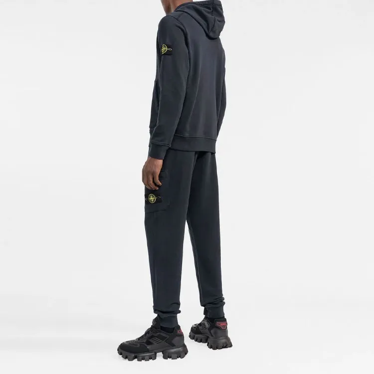 STONE ISLAND Knitted Sweatpants Men Blue-2