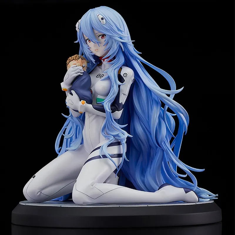 GSC 1 7 Rei Ayanami 1/7 Neon Genesis Evangelion, Long Hair Scale Figures 16cm-2