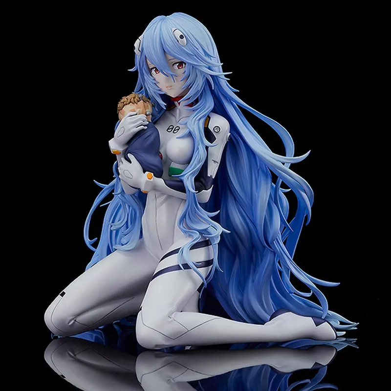 GSC 1 7 Rei Ayanami 1/7 Neon Genesis Evangelion, Long Hair Scale Figures 16cm-4
