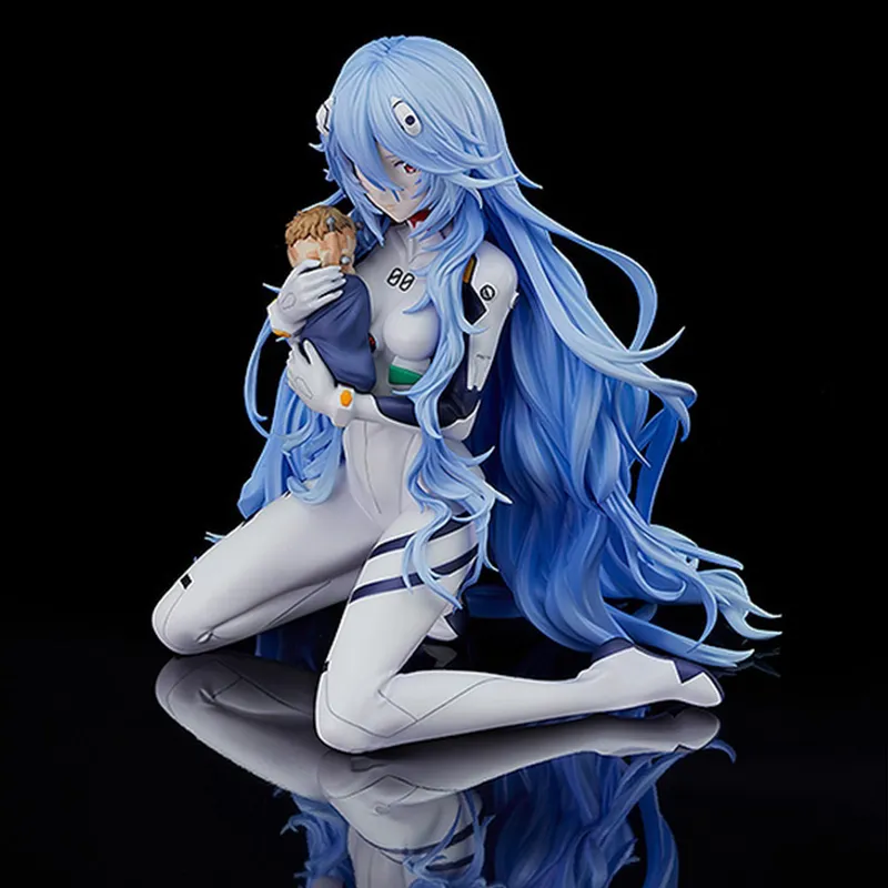 GSC 1 7 Rei Ayanami 1/7 Neon Genesis Evangelion, Long Hair Scale Figures 16cm-5