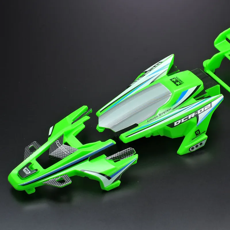 Tamiya Mini 4WD Car, Neon Green DCR 02 Model Kits 4.2cm-2