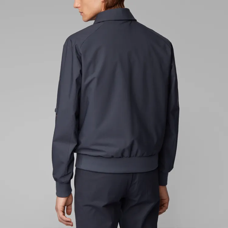 HUGO BOSS Jackets Men Navy Blue-2