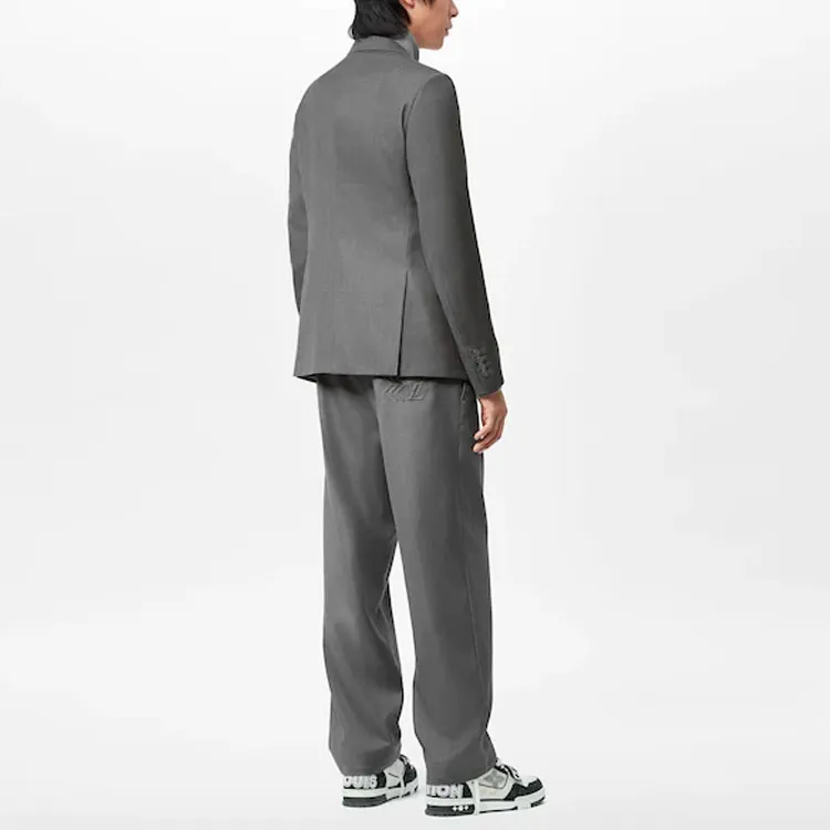 LOUIS VUITTON SS22 Business Suit Coat Men's Gray-2