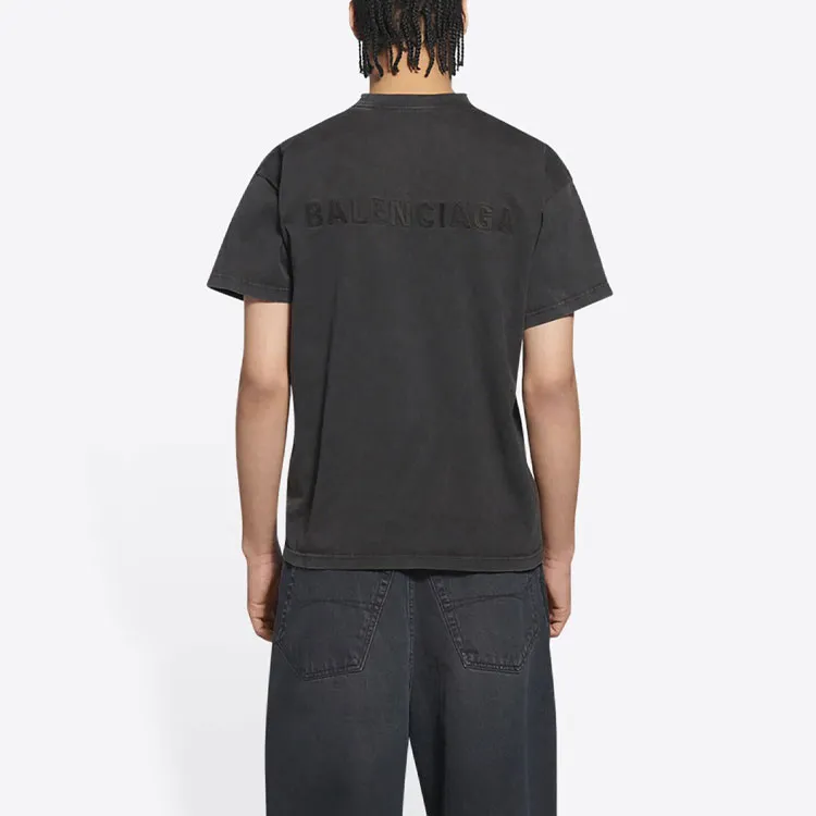 Balenciaga T Shirts Men Gray-3